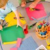 200 Pcs of Colored Folding Craft  Paper - Multicolored - Image 3